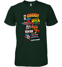 Load image into Gallery viewer, Marvel Avengers Daddy Retro Comic Graphic Father's Day Gift Men's Premium T-Shirt