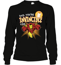 Load image into Gallery viewer, Marvel Iron Man Invincible Dad Father's Day Gifts Long Sleeve T-Shirt