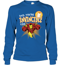 Load image into Gallery viewer, Marvel Iron Man Invincible Dad Father's Day Gifts Long Sleeve T-Shirt