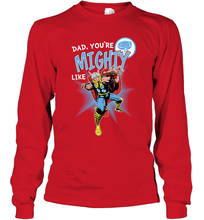 Load image into Gallery viewer, Marvel Thor Mighty Dad Father's Day Gifts Long Sleeve T-Shirt