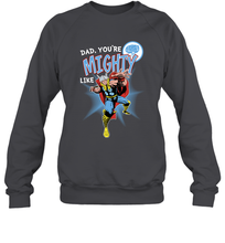 Load image into Gallery viewer, Marvel Thor Mighty Dad Father's Day Gifts Crewneck Sweatshirt