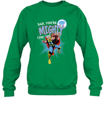 Load image into Gallery viewer, Marvel Thor Mighty Dad Father's Day Gifts Crewneck Sweatshirt