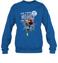 Load image into Gallery viewer, Marvel Thor Mighty Dad Father's Day Gifts Crewneck Sweatshirt