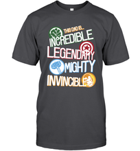 Load image into Gallery viewer, Marvel Avengers Father's Day Dad Words Graphic Father's Day Gifts Men's T-Shirt