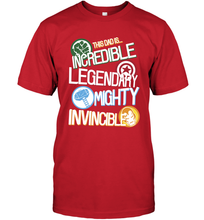 Load image into Gallery viewer, Marvel Avengers Father's Day Dad Words Graphic Father's Day Gifts Men's T-Shirt