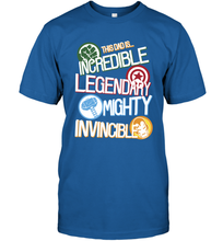 Load image into Gallery viewer, Marvel Avengers Father's Day Dad Words Graphic Father's Day Gifts Men's T-Shirt