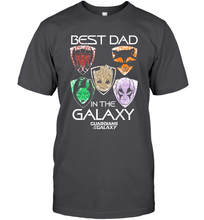 Load image into Gallery viewer, Marvel Guardians Of The Galaxy Best Dad In The Galaxy Father's Day Gifts Men's T-Shirt