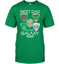 Load image into Gallery viewer, Marvel Guardians Of The Galaxy Best Dad In The Galaxy Father's Day Gifts Men's T-Shirt
