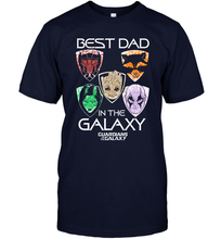 Load image into Gallery viewer, Marvel Guardians Of The Galaxy Best Dad In The Galaxy Father's Day Gifts Men's T-Shirt