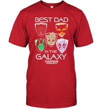 Load image into Gallery viewer, Marvel Guardians Of The Galaxy Best Dad In The Galaxy Father's Day Gifts Men's T-Shirt