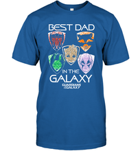 Load image into Gallery viewer, Marvel Guardians Of The Galaxy Best Dad In The Galaxy Father's Day Gifts Men's T-Shirt