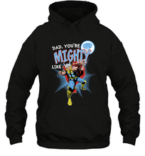 Load image into Gallery viewer, Marvel Thor Mighty Dad Father's Day Gifts Hooded Sweatshirt