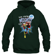Load image into Gallery viewer, Marvel Thor Mighty Dad Father's Day Gifts Hooded Sweatshirt