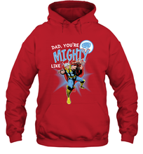 Load image into Gallery viewer, Marvel Thor Mighty Dad Father's Day Gifts Hooded Sweatshirt