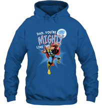 Load image into Gallery viewer, Marvel Thor Mighty Dad Father's Day Gifts Hooded Sweatshirt