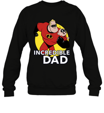 Load image into Gallery viewer, Disney Pixar Incredibles 2 Jack Jack and Dad Father's Day Gifts Crewneck Sweatshirt