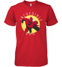 Load image into Gallery viewer, Disney Pixar Incredibles 2 Incredible Dad Graphic Father's Day Gifts Men's Premium T-Shirt