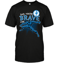 Load image into Gallery viewer, Marvel Black Panther Brave Dad Father's Day Gifts Men's T-Shirt