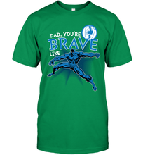 Load image into Gallery viewer, Marvel Black Panther Brave Dad Father's Day Gifts Men's T-Shirt
