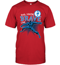 Load image into Gallery viewer, Marvel Black Panther Brave Dad Father's Day Gifts Men's T-Shirt