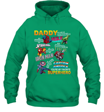 Load image into Gallery viewer, Daddy You Are My Favorite Superhero Father's Day Gifts Hooded Sweatshirt