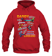 Load image into Gallery viewer, Daddy You Are My Favorite Superhero Father's Day Gifts Hooded Sweatshirt