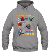 Load image into Gallery viewer, Daddy You Are My Favorite Superhero Father's Day Gifts Hooded Sweatshirt