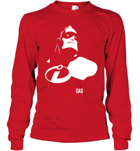 Load image into Gallery viewer, Disney Pixar Incredibles 2 Incredible Super Dad Father's Day Gifts Long Sleeve T-Shirt