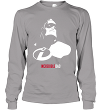Load image into Gallery viewer, Disney Pixar Incredibles 2 Incredible Super Dad Father's Day Gifts Long Sleeve T-Shirt