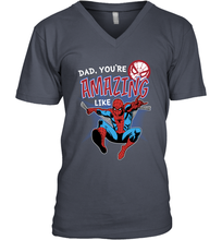 Load image into Gallery viewer, Marvel Spider Man Amazing Dad Father's Day Gifts Men's V-Neck T-Shirt