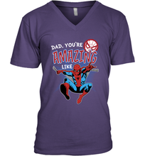 Load image into Gallery viewer, Marvel Spider Man Amazing Dad Father's Day Gifts Men's V-Neck T-Shirt