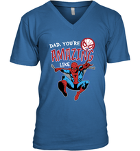 Load image into Gallery viewer, Marvel Spider Man Amazing Dad Father's Day Gifts Men's V-Neck T-Shirt