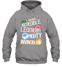 Load image into Gallery viewer, Marvel Avengers Father's Day Dad Words Graphic Father's Day Gifts Hooded Sweatshirt
