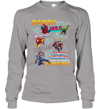 Load image into Gallery viewer, Daddy You Are My Favorite Superhero Father's Day Gifts Long Sleeve T-Shirt