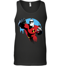 Load image into Gallery viewer, Disney Pixar Incredibles 2 Jack and Mr. Dad Father's Day Gifts Men's Tank Top