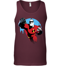 Load image into Gallery viewer, Disney Pixar Incredibles 2 Jack and Mr. Dad Father's Day Gifts Men's Tank Top