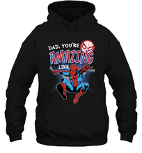 Load image into Gallery viewer, Marvel Spider Man Amazing Dad Father's Day Gifts Hooded Sweatshirt