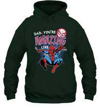 Load image into Gallery viewer, Marvel Spider Man Amazing Dad Father's Day Gifts Hooded Sweatshirt