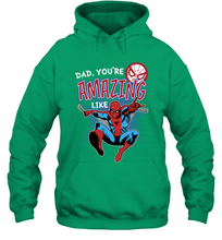Load image into Gallery viewer, Marvel Spider Man Amazing Dad Father's Day Gifts Hooded Sweatshirt