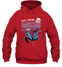 Load image into Gallery viewer, Marvel Spider Man Amazing Dad Father's Day Gifts Hooded Sweatshirt