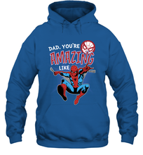 Load image into Gallery viewer, Marvel Spider Man Amazing Dad Father's Day Gifts Hooded Sweatshirt