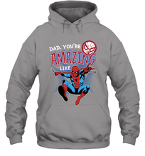 Load image into Gallery viewer, Marvel Spider Man Amazing Dad Father's Day Gifts Hooded Sweatshirt