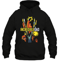 Load image into Gallery viewer, Disney Pixar Incredibles 2 Dad and Super Family Father's Day Gifts Hooded Sweatshirt