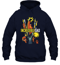 Load image into Gallery viewer, Disney Pixar Incredibles 2 Dad and Super Family Father's Day Gifts Hooded Sweatshirt