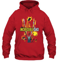 Load image into Gallery viewer, Disney Pixar Incredibles 2 Dad and Super Family Father's Day Gifts Hooded Sweatshirt