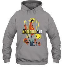 Load image into Gallery viewer, Disney Pixar Incredibles 2 Dad and Super Family Father's Day Gifts Hooded Sweatshirt