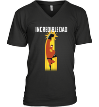 Load image into Gallery viewer, Disney Pixar Incredibles 2 Dad Powers Father's Day Gifts Men's V-Neck T-Shirt