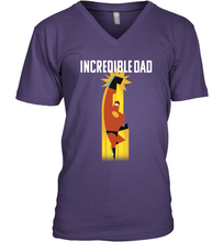 Load image into Gallery viewer, Disney Pixar Incredibles 2 Dad Powers Father's Day Gifts Men's V-Neck T-Shirt