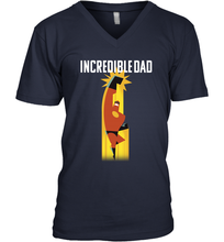 Load image into Gallery viewer, Disney Pixar Incredibles 2 Dad Powers Father's Day Gifts Men's V-Neck T-Shirt