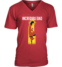Load image into Gallery viewer, Disney Pixar Incredibles 2 Dad Powers Father's Day Gifts Men's V-Neck T-Shirt